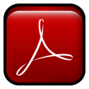 Adobe Acrobat Reader CS3 Icon 128x128 png